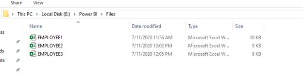 Combine and transform data of multiple files located in a Folder in Power BI